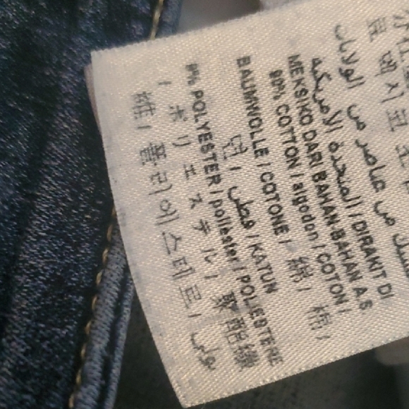 Guess Jeans Womens Size 27 Size 4 Blue Distressed Ripped - Picture 12 of 14